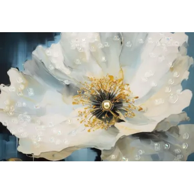 MALOWANY OBRAZ NA PŁÓTNIE LAKIEROWANY BLUEY Z RAMĄ 42 3,5 62 cm